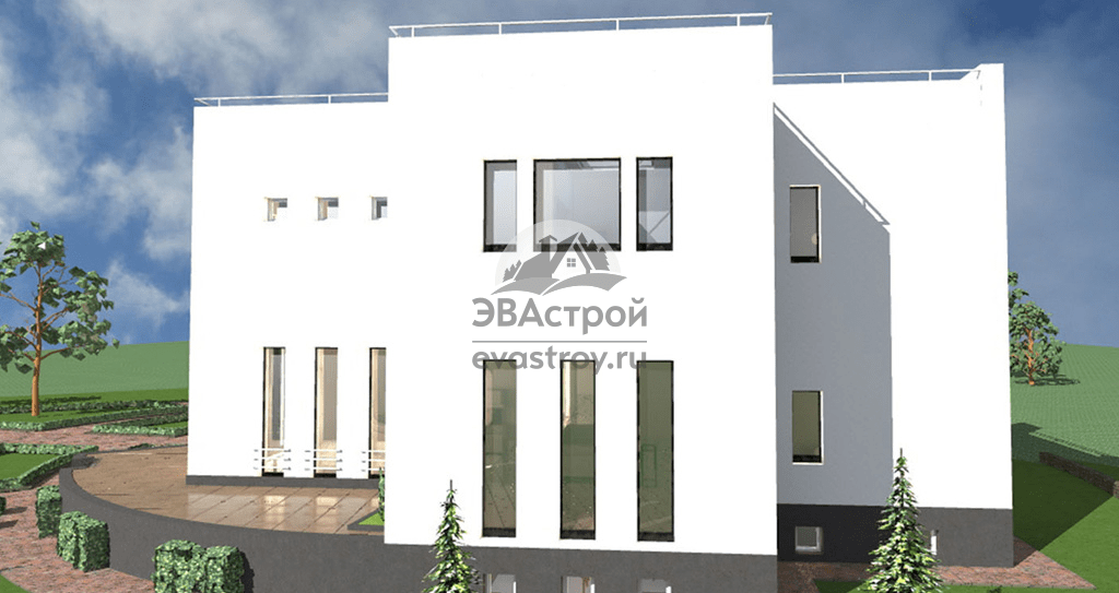 Проект двухъярусный дом