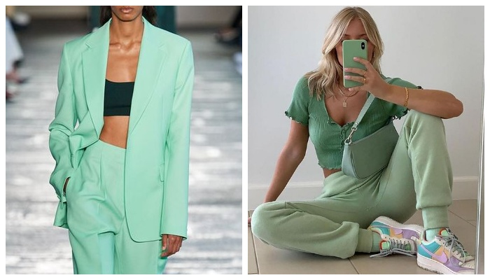 .: С чем носить мятный цвет? Как составить комплект? / With what to wear a mint color?