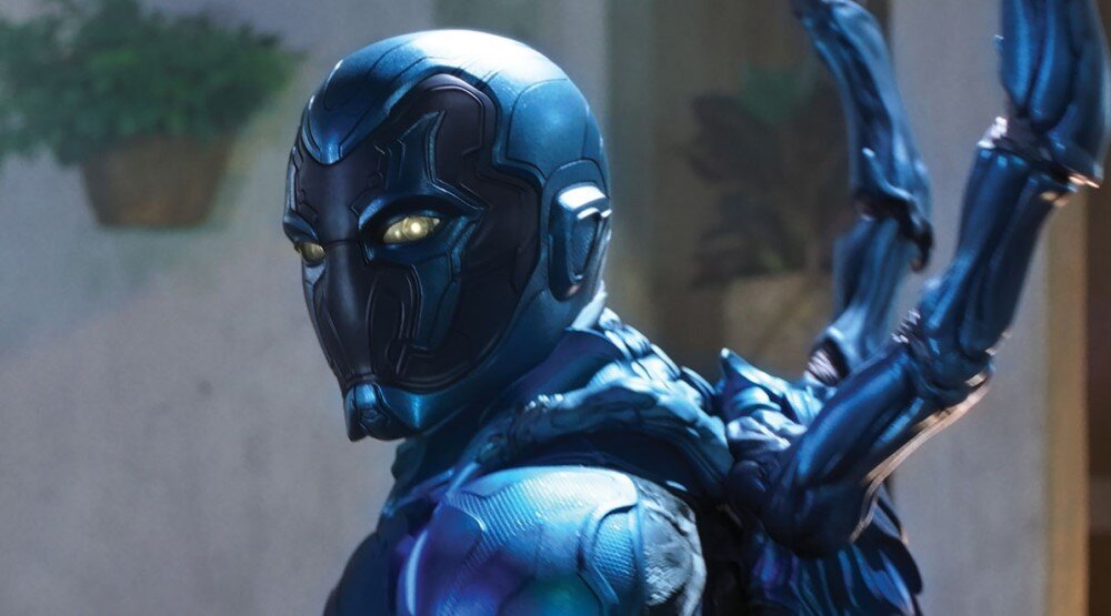     Кадр из фильма «Синий Жук» (2023)