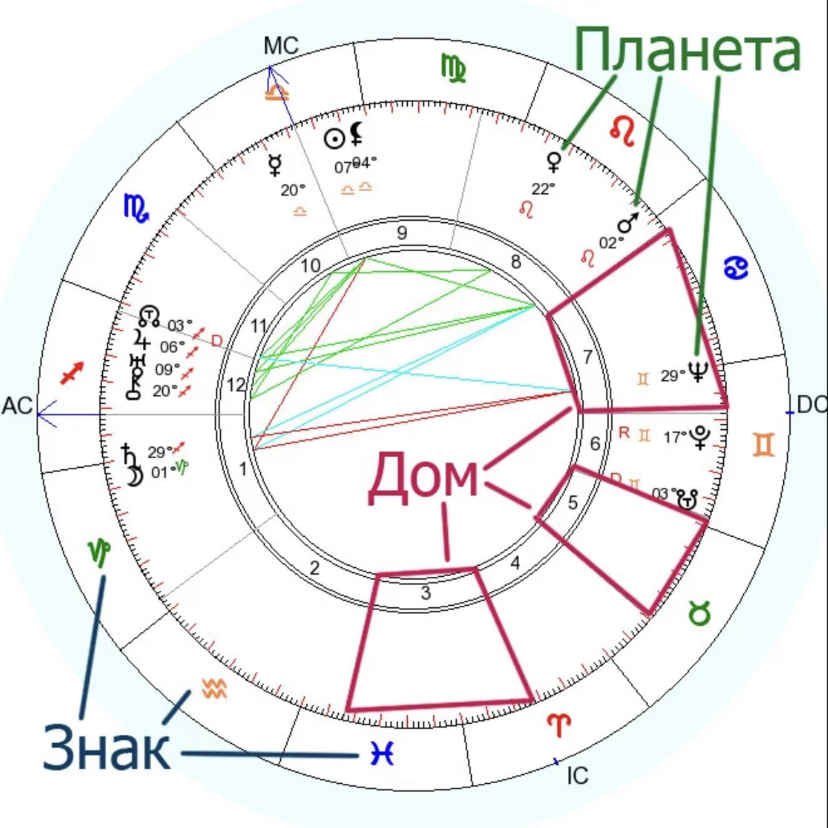 Дома в натальной карте, рассказываю подробно о каждом. | АСТРОНУМЕРОЛОГ |  Кузнецова Роза Петровна | Дзен