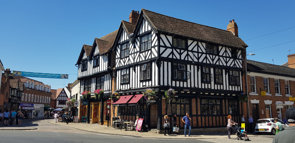 Стратфорд-на-Эйвоне. Уорикшир. Котсволдс, Англия, Великобритания