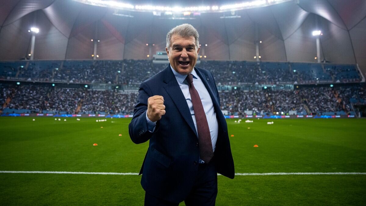    Президент футбольного клуба "Барселона" Жоан Лапорта© пресс-служба клуба "Барселона"