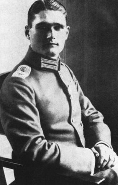 Гесс во время первой мировой войны.