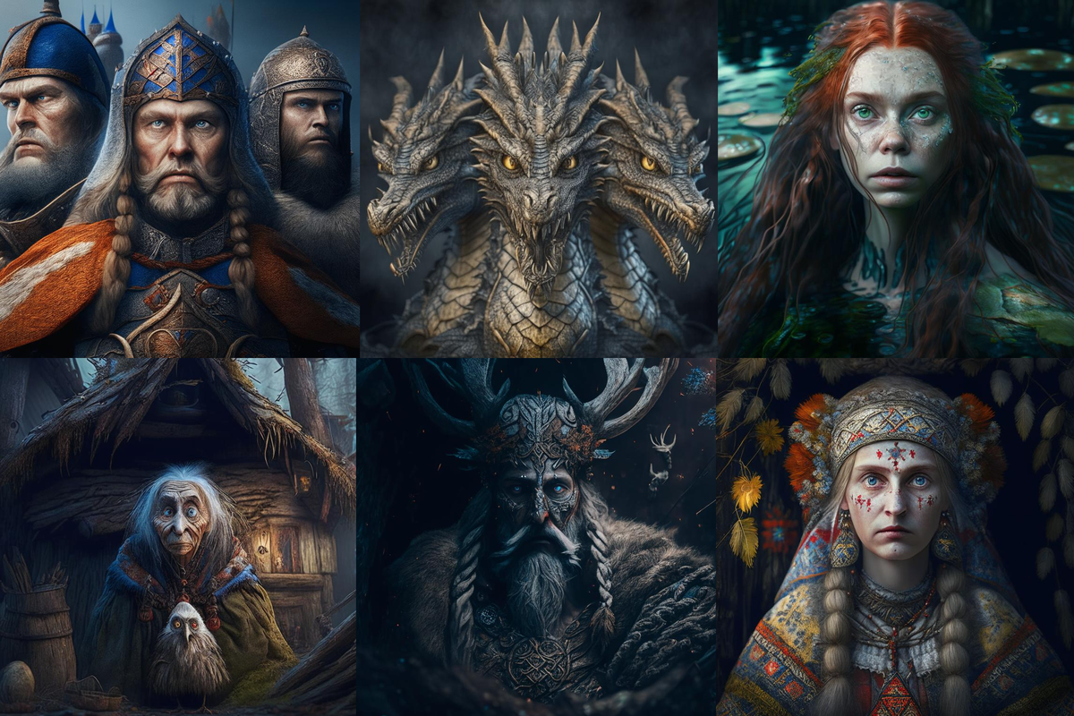 Коллаж собран из изображений созданных при помощи Kandinsky 2.1 на сайте fusionbrain.ai. Все материалы размещены исключительно в информационных целях.