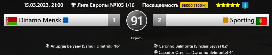 ⚽🏆Обзор Еврокубков 105 сезона! Лига Европы!🔥⚡Часть Вторая!