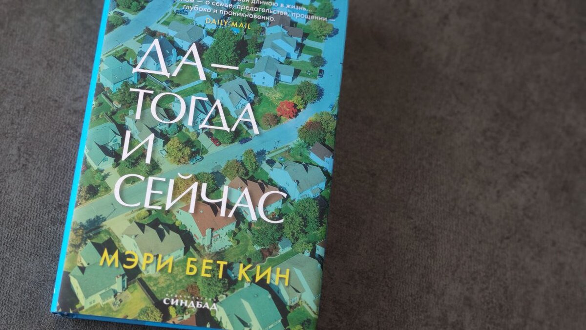 Типичный пейзаж типичного ньюйоркского пригорода, спокойные цвета... суперобложка в фирменном стиле издательства «Синбад», а под ней однотонная книга в твердом переплете.