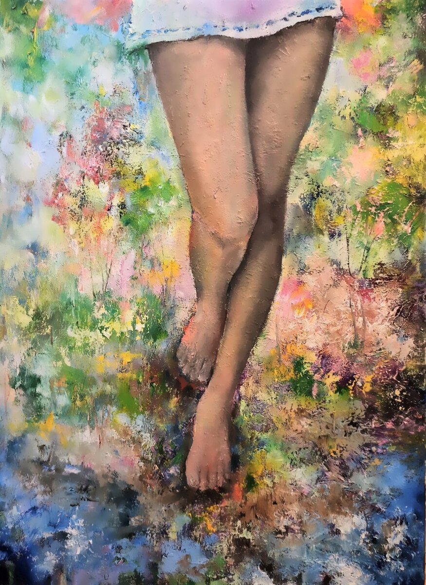 "Весна идёт" (50х70,холст, масло).