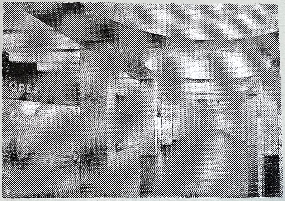 Проект станции "Орехово". Из журнала "Метрострой" за 1983 год (№1).