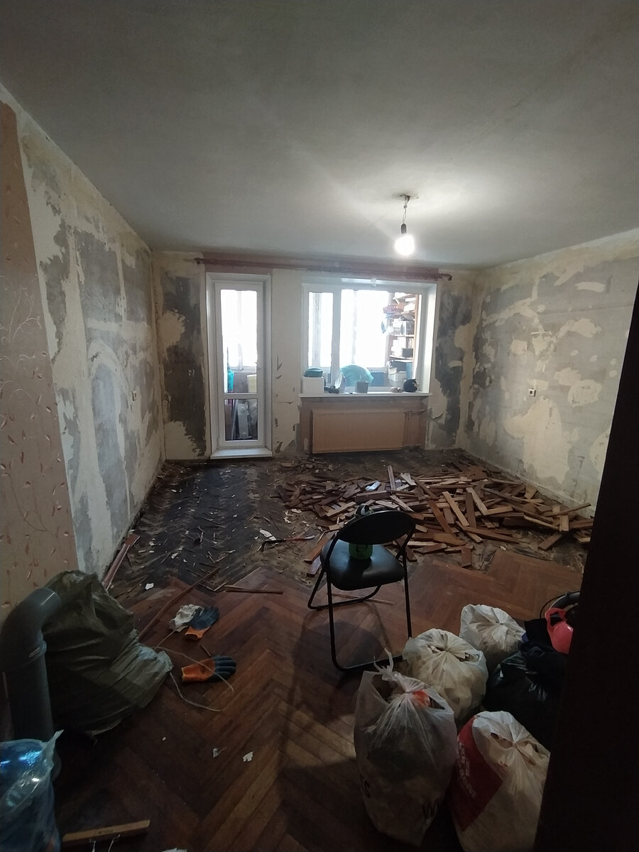 снятие паркета