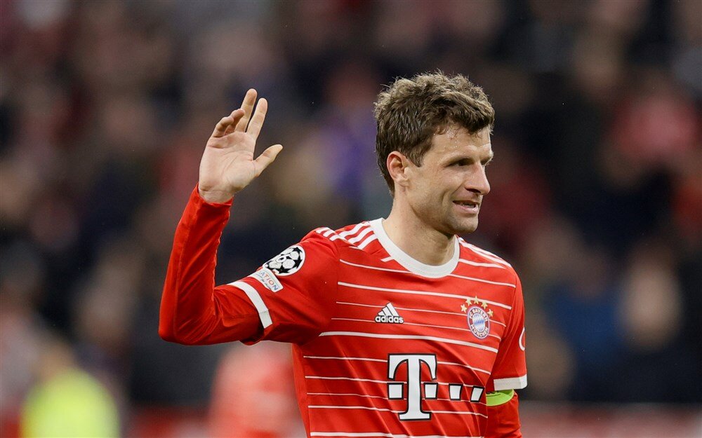 Nagelsmann with Muller.