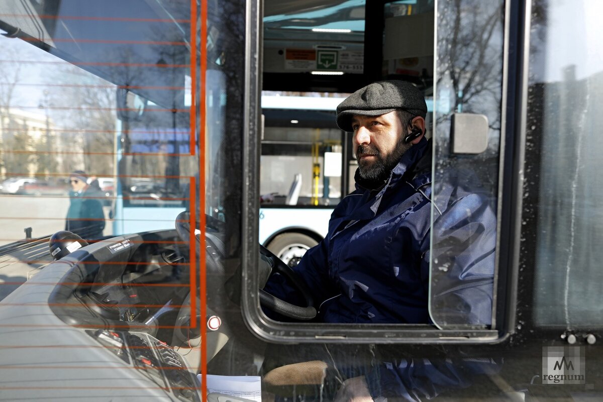    Водитель автобуса Дарья Драй © ИА REGNUM