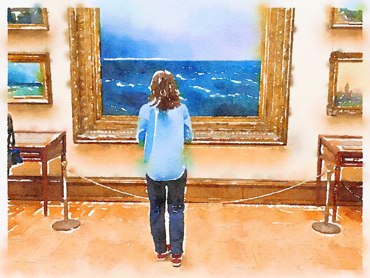 Третьяковка, быстрая зарисовка, март 2023 год