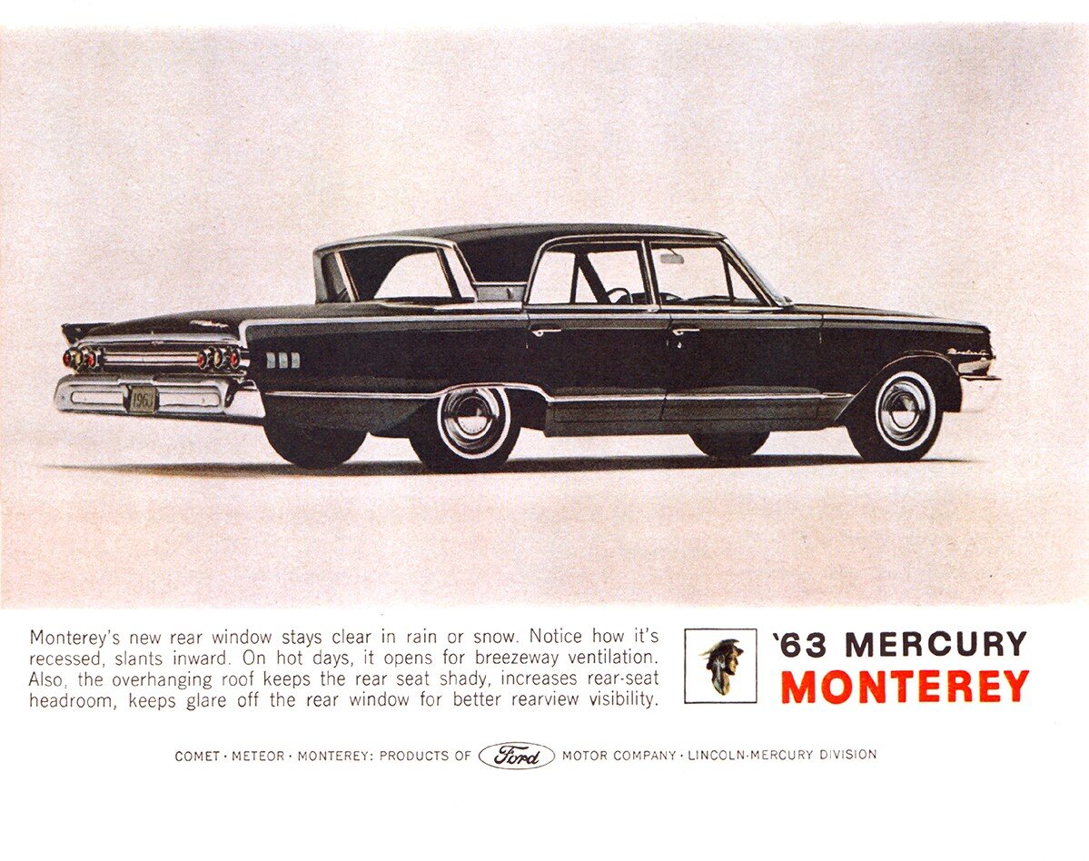 Mercury Monterey Breezeway 1963 - Сквозняк | Интересные автомобили | Дзен