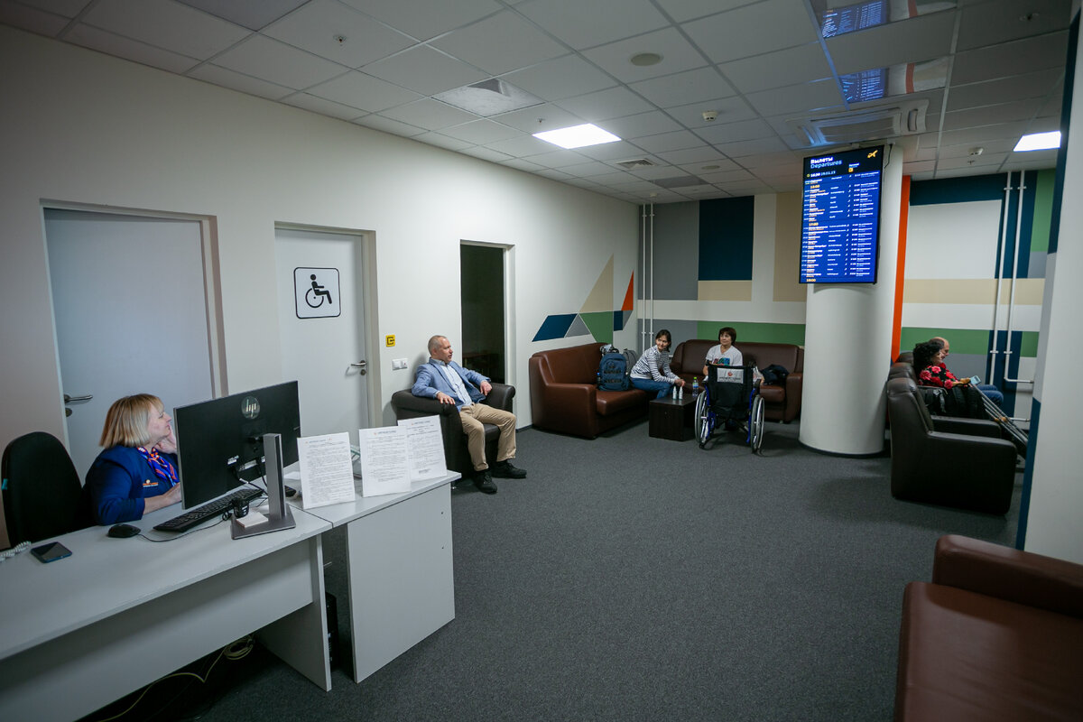 Зал для инвалидов открылся в аэропорту Шереметьево