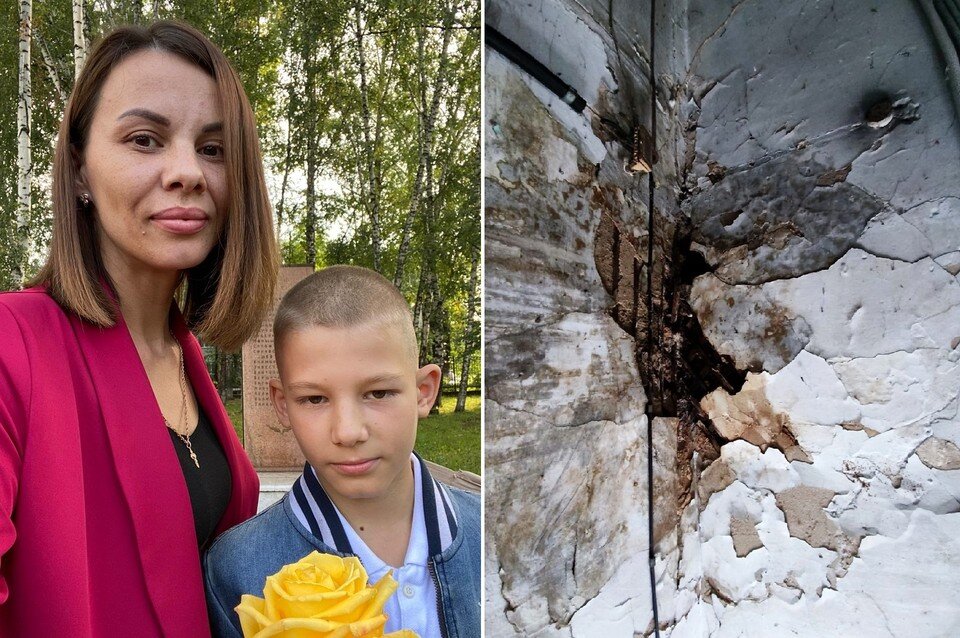     По словам многодетной матери, находиться в их доме опасно для жизни. Фото предоставлено героем публикации