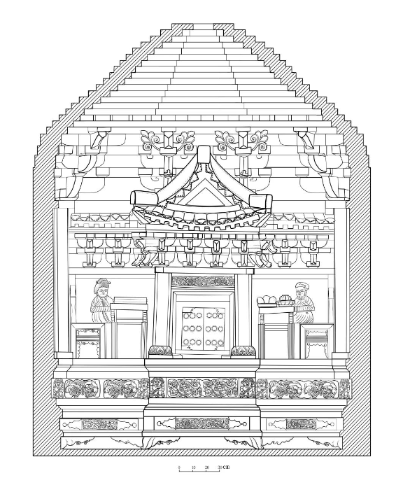 Рисунок северной стены