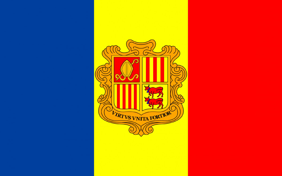 Флаг Андорры