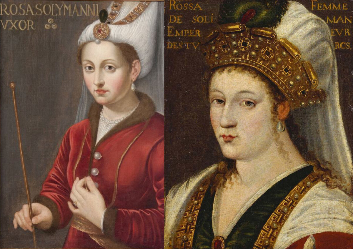 Портрет Роксоланы. Неизвестный венецианский художник. 1750 год. И еще одно изображение Хюррем, написанное неизвестным художником (год написания неизвестен), Британская королевская коллекция