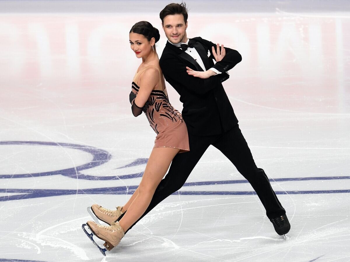    Елизавета Худайбердиева и Егор Базин© РИА Новости / Максим Богодвид