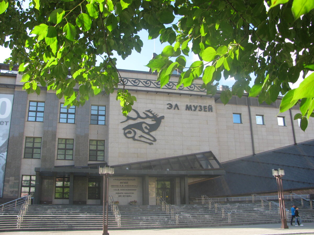 Это фото музея было сделано летом 2018 г ) но за 5 лет он совсем не изменился...