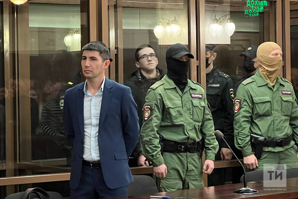 Финальное заседание по делу Ильназа Галявиева прошло в Верховном суде Татарстана под усиленной охраной. Фото: © Елена Саляхова / «Татар-информ»