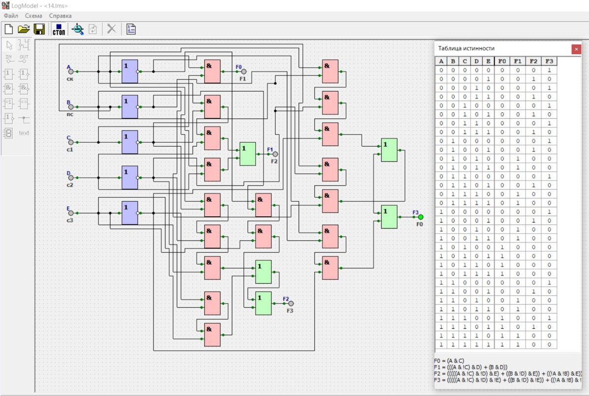 Алгебра логики в симуляторе логических схем LogModel | Самостоятельная  работа | Дзен