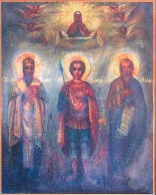 Это фото первой, старой иконы.