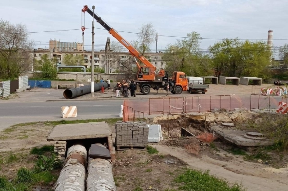    В центре Волгограда ограничат движение из-за ремонта коммунальных сетей