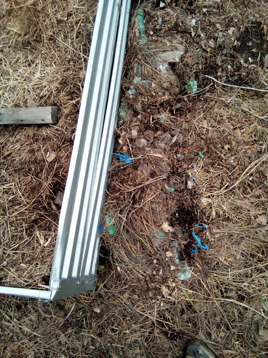 Ход вдоль грядки