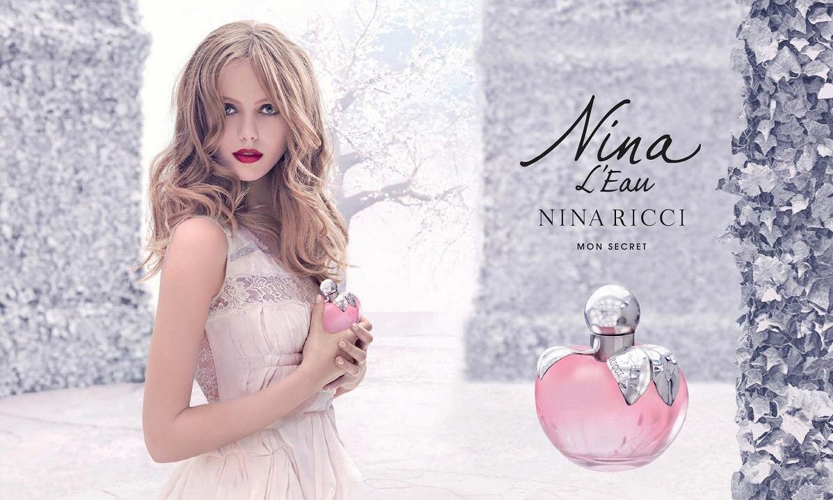 Рекламный постер аромата Nina Ricci Nina L Eau
