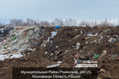   Незаконная свалка в Раменском © Пресс-служба Министерства экологии и природопользования Московской области