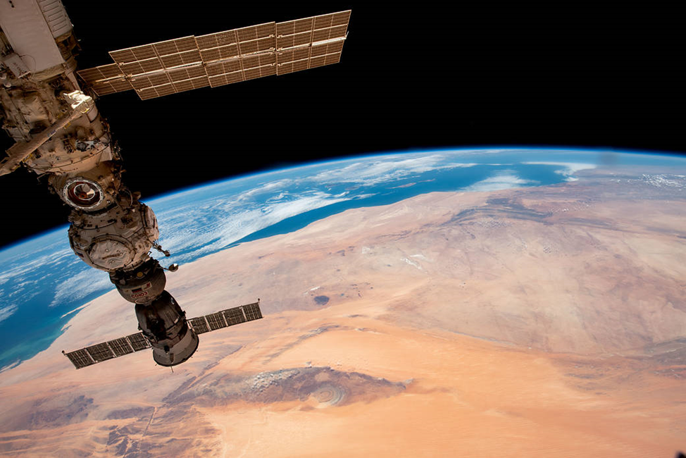 Пустыня Сахара с борта МКС. Фото: nasa.blog.com