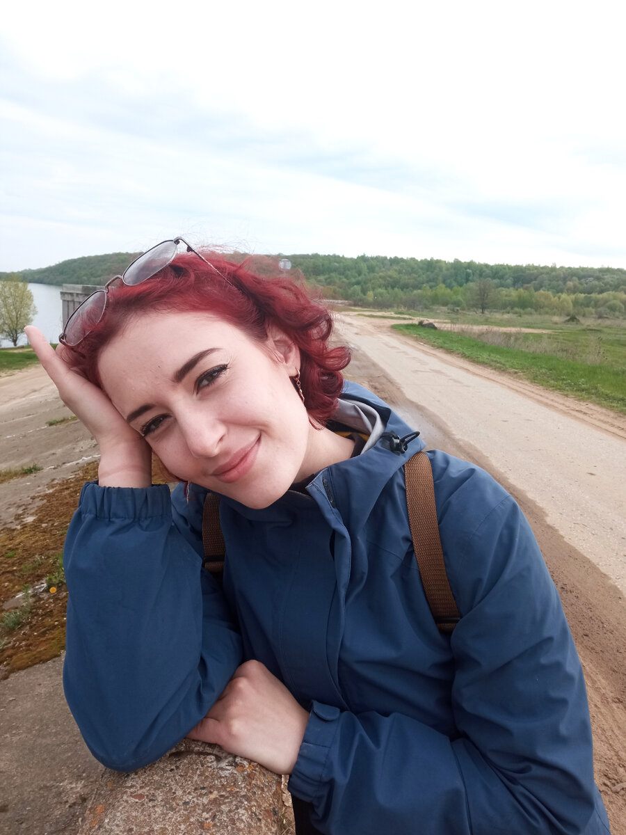 По дороге на рыбалку. Уже в предвкушении)