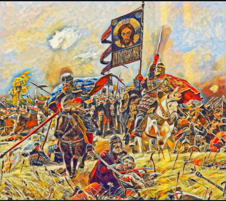 Атака засадного полка. 