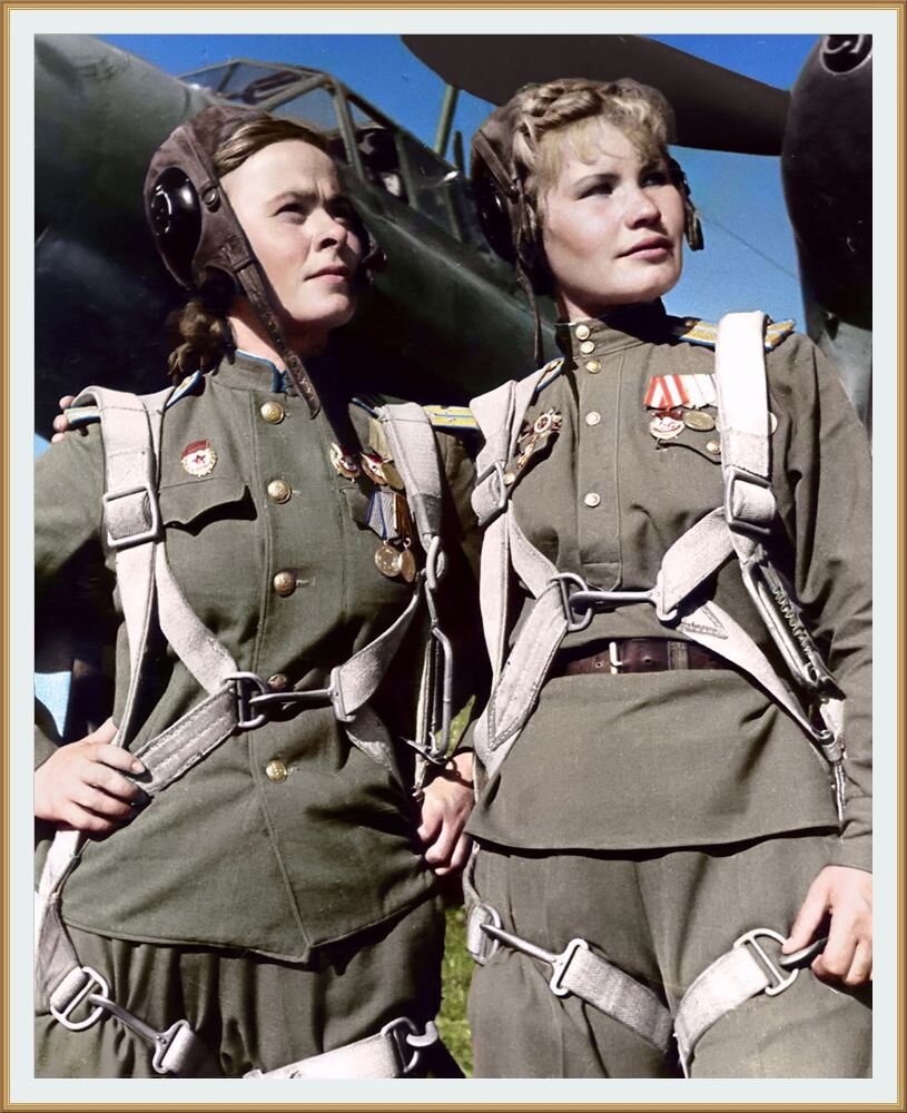         / Hero of the Soviet Union Maria Dolina and Alexandra Votintseva /      Klimbim