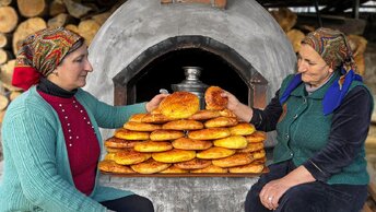 Выпечка По-карабахски В Азербайджанской Деревне | Сладкие Пироги В Печи