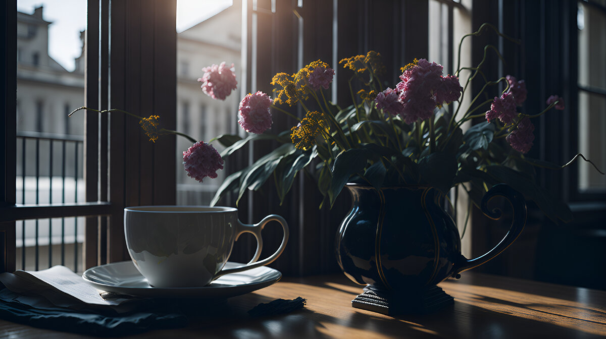 Чашечка вкусного кофе