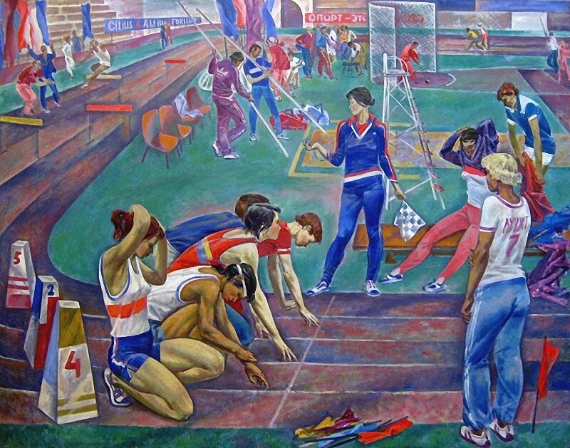 Рисунок на тему бег