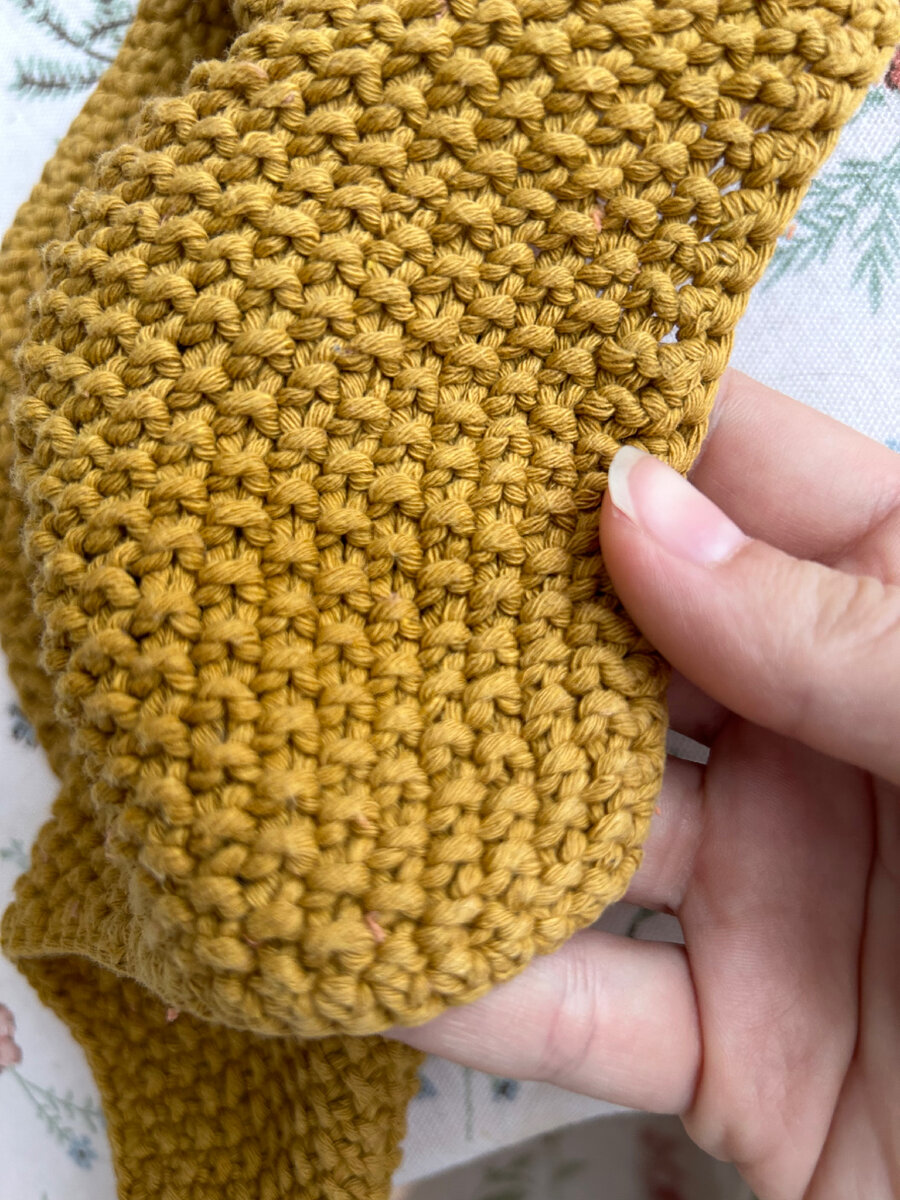 Мочалка крупным планом