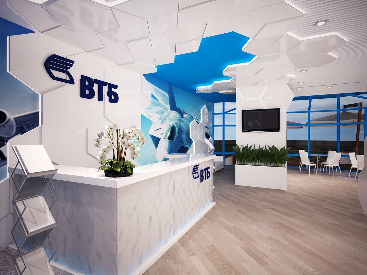 Vtb bank pjsc shanghai. Офис ВТБ. ВТБ банк офис. ВТБ интерьер. Выставочный стенд ВТБ.