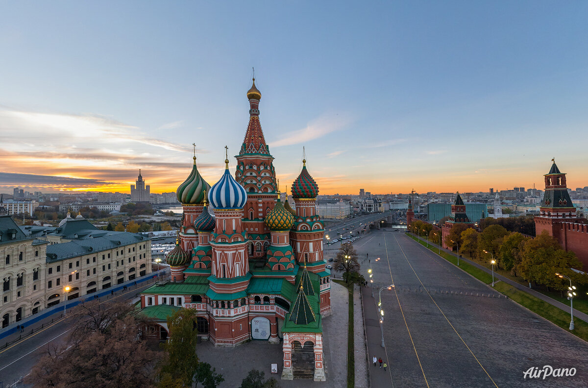 Храм василия блаженного сверху фото