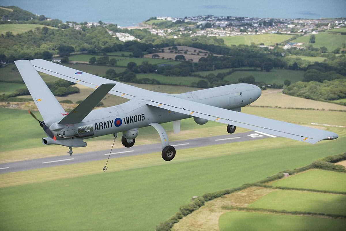Британский БПЛА Watchkeeper wk450