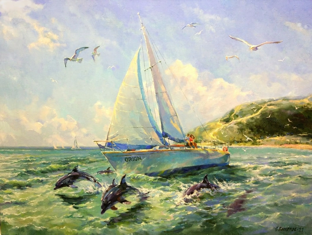Картина "Вспоминая морские прогулки", Бессонов С.Е.