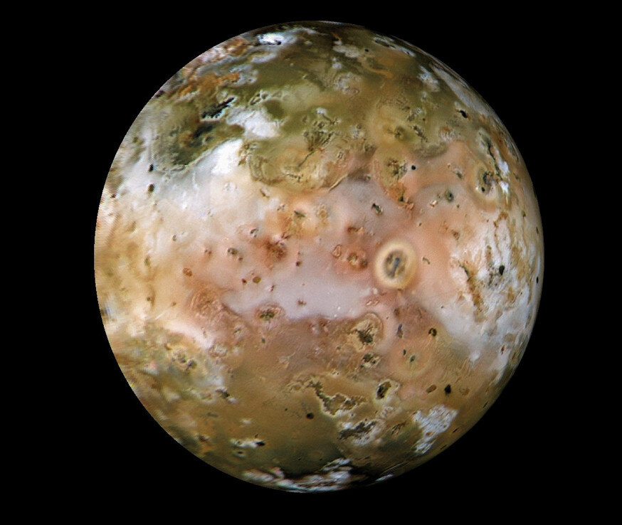 Спутник Юпитера Ио. Фото из открытых источников.