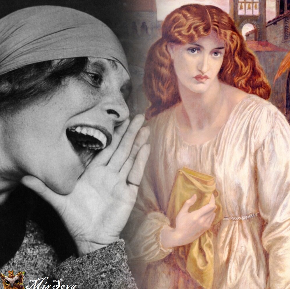 Лиля Брик и Беатриче жили в разных веках и странах, они не писали стихи, но вдохновляли поэтов и навсегда вошли в мировую литературу. Коллаж автора