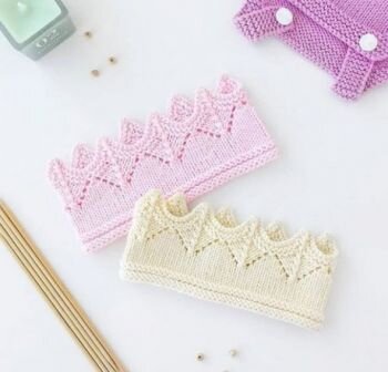 Повязка "Корона" ( изображение с сайта https://knitka.ru)