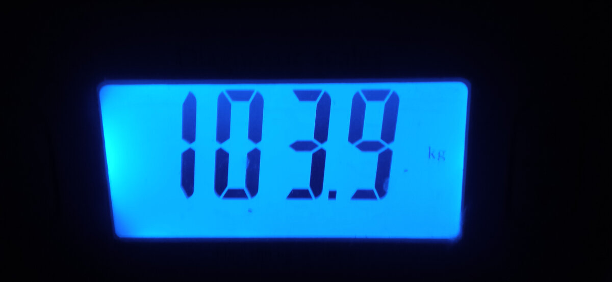 Мой вес сегодня 10.03.23г. Фото автора