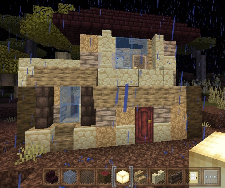 And now this house is pretty cool sorry for rain wrote command but rain don't stop