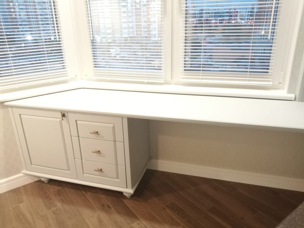 Покраска тумбы совместная работа с дизайнером 