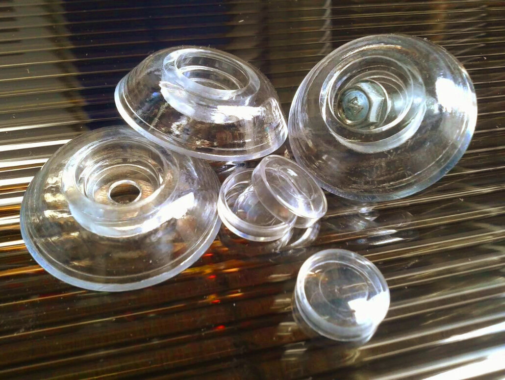 Термошайбы на поликарбонате